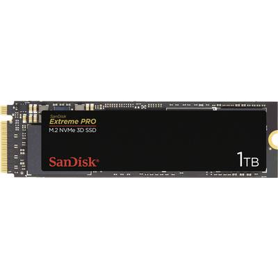 SanDisk Extreme PRO® 3D 1 TB NVMe/PCIe M.2 internal SSD M.2 NVMe PCIe 3.0 x4 Retail SDSSDXPM2-1T00-G25-1