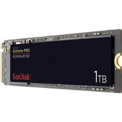 SanDisk Extreme PRO® 3D 1 TB NVMe/PCIe M.2 internal SSD M.2 NVMe PCIe 3.0 x4 Retail SDSSDXPM2-1T00-G25-2