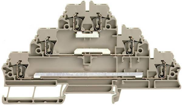 Weidmüller 1718360000 Triple port continuity 5.10 mm Pull spring Beige 50 pc(s)