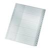 Leitz 1284 Index A4, Oversized 1-20 Polypropylene Grey 20 dividers 12840000