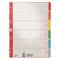 Register folder with six coloured dividers, numbered from 1 to 6. Each divider is a different colour: red, yellow, green, blue, purple and orange.