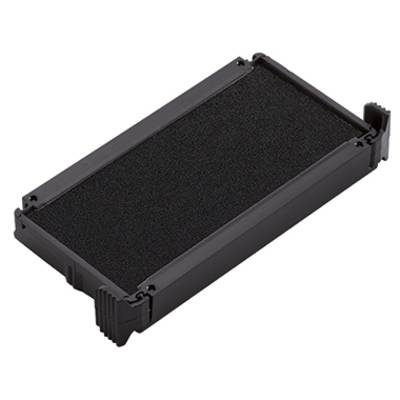 Black rectangular filter, designed for air purification, with ribbed edges.