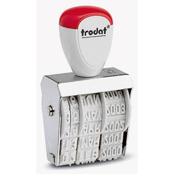Trodat CLASSIC 1010 Date stamp 26 x 4 mm (W x H) Silver