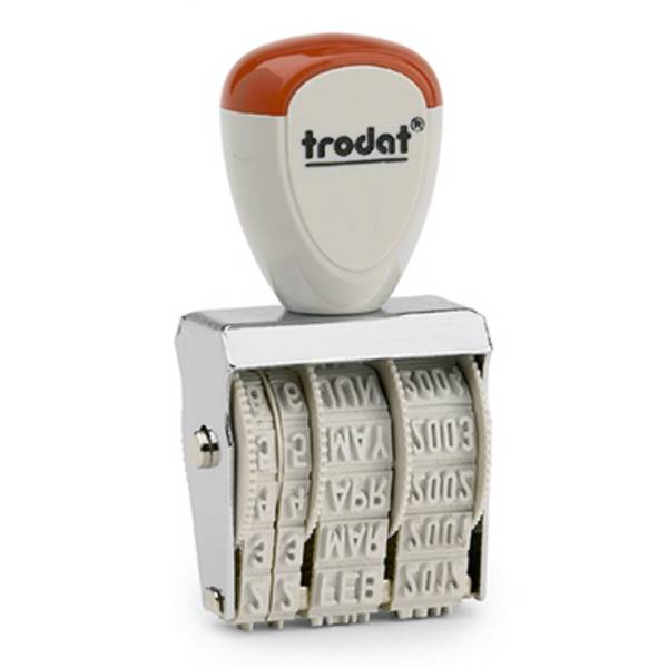 Trodat CLASSIC 1020 Date stamp 35 x 5 mm (W x H) Silver