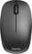 Wireless black mouse by Hama with a textured surface and a scroll wheel in the centre.
