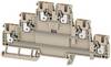 Weidmüller 2428510000 Triple port continuity 5.1 mm Pull spring Beige 50 pc(s)