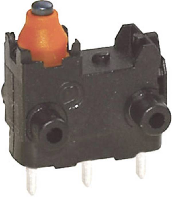 Marquardt 1060.2601 Snap-action switch 1060.2601 23 V DC 0.1 A 1 x On/(On) IP67 momentary/momentary 1 pc(s)