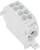 A white electrical connector with multiple terminal blocks, suitable for electrical wires in an enclosure.