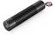 Black cylindrical laser with a ribbed handle and a cable on the back.
