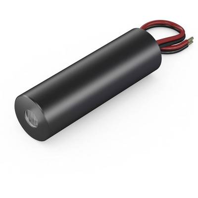 A cylindrical, black air force flash with cables shows an electronic component for signal generation.