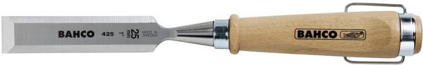 Ripping chisel, wooden handle, nickel-plated steel ring, 12 X 140 mm Bahco 425-12