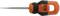 An orange and black, handy Bahco screwdriver with a silver tip. The label reads 'Bahco B190.5 Spain'.