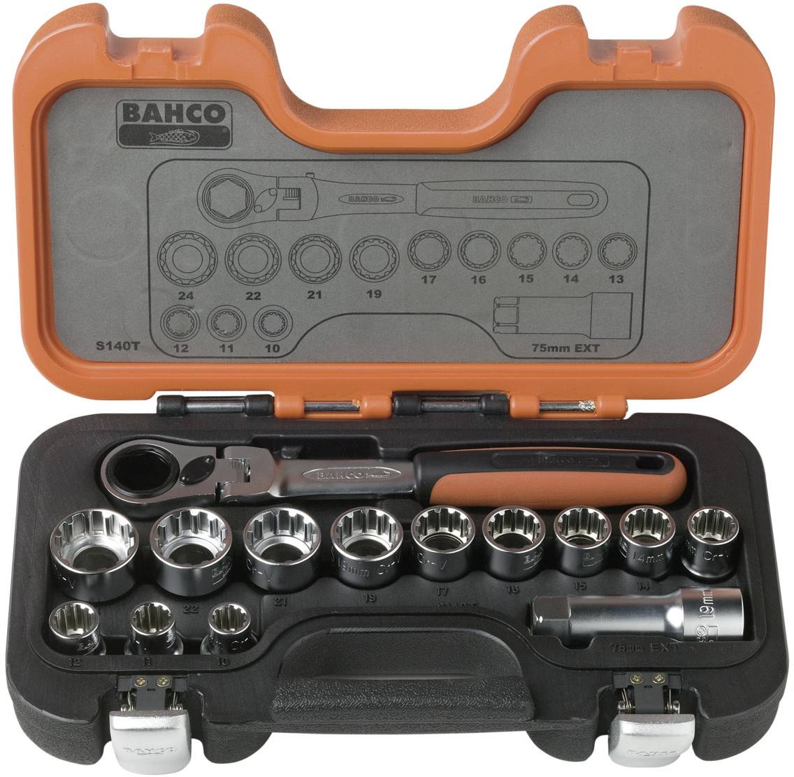 Bahco Bit set 14-piece S140T