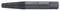 A tapered screw extractor with threading, used for removing broken screws. Shaft is hexagonal for securing.