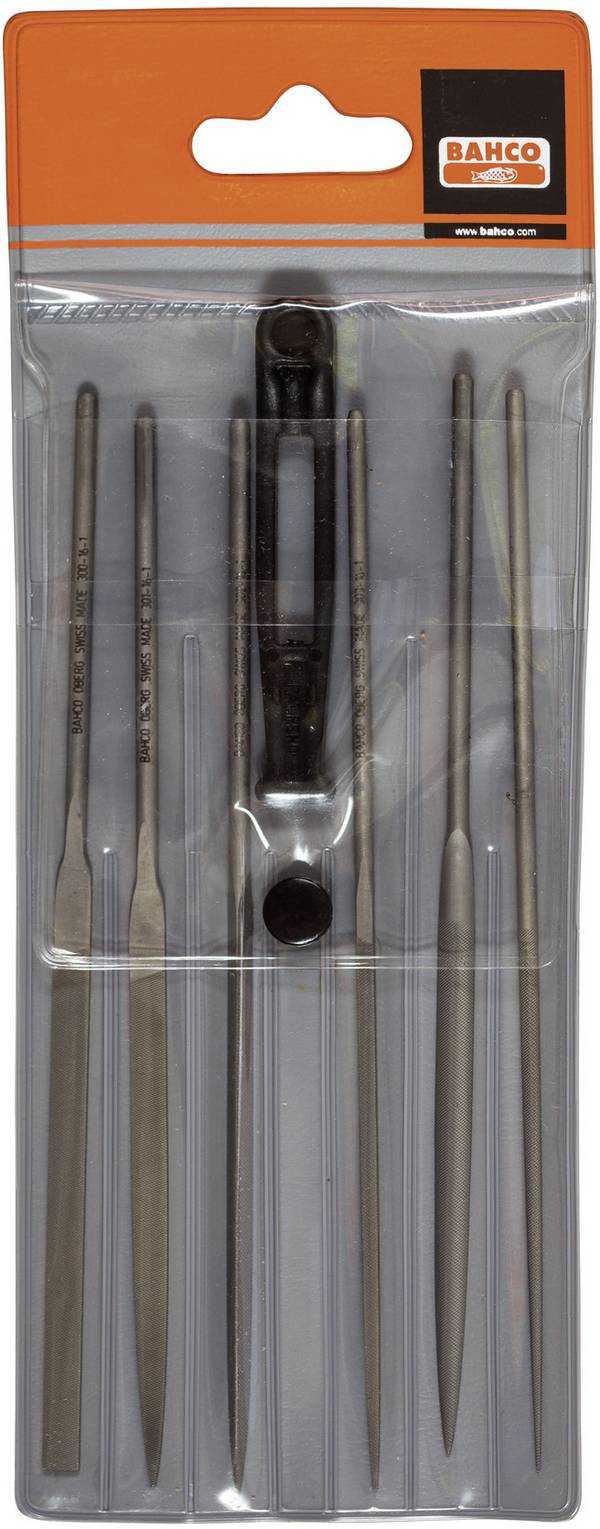 Bahco 2-470-16-1-0 Needle file set 6 pcs. 160 mm in plastic bag Length 160 mm 1 pc(s)