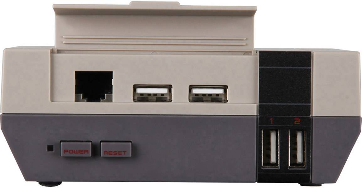 Joy It Rpi Nes Case Sbc Housing Compatible With Raspberry Pi Usb