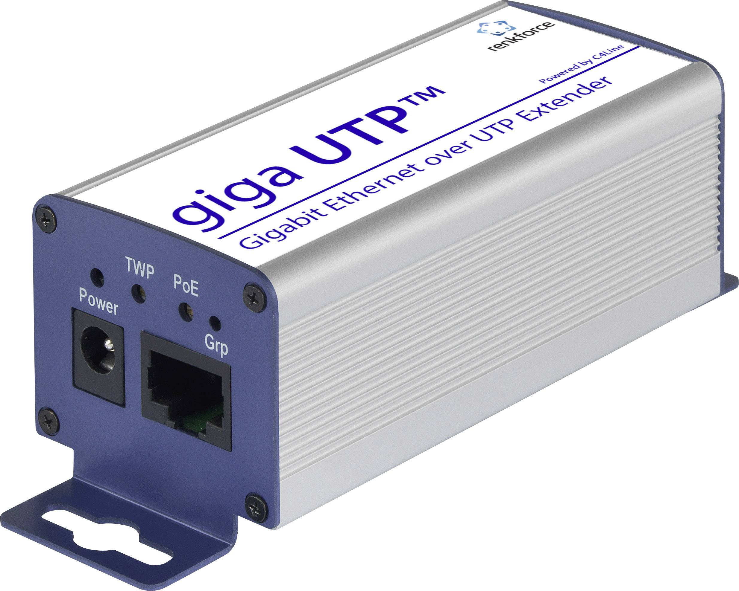 Renkforce RF-3395608 Network extender Two-wire Range (max.): 500 m 1.200 Mbps