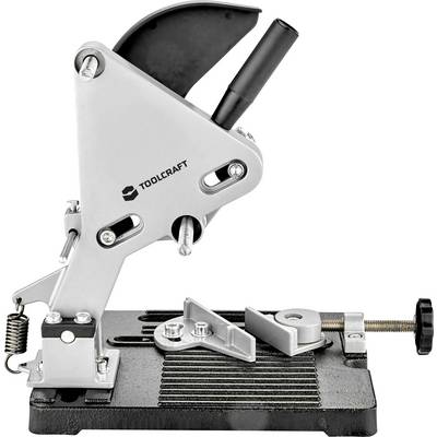 Metal cutting stand by TOOLCRAFT, for stable mounting of angle grinders for precise cutting work, with black base.