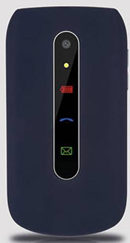 beafon SL630 Big button flip top mobile phone Black, Silver-4