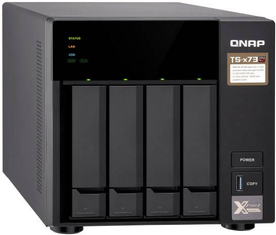 QNAP TS-473 NAS server casing 4 Bay 2x M2 slot TS-473-8G-3