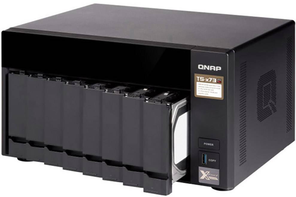 QNAP TS-873 NAS server casing 8 Bay 2x M2 slot TS-873-4G-5