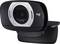 Black webcam with silver ring around the lens, 'Logi' logo on the right side, supports HD 1080p resolution.