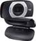 A black webcam with a silver ring, mounted on a foldable stand, featuring 'HD 1080p' and 'logi' inscriptions.