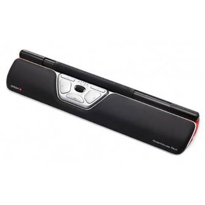 Contour Design RollerMouse Red  Ergonomic mouse USB    Black, Silver 7 Buttons 2800 dpi Ergonomic, Gel wrist support mat