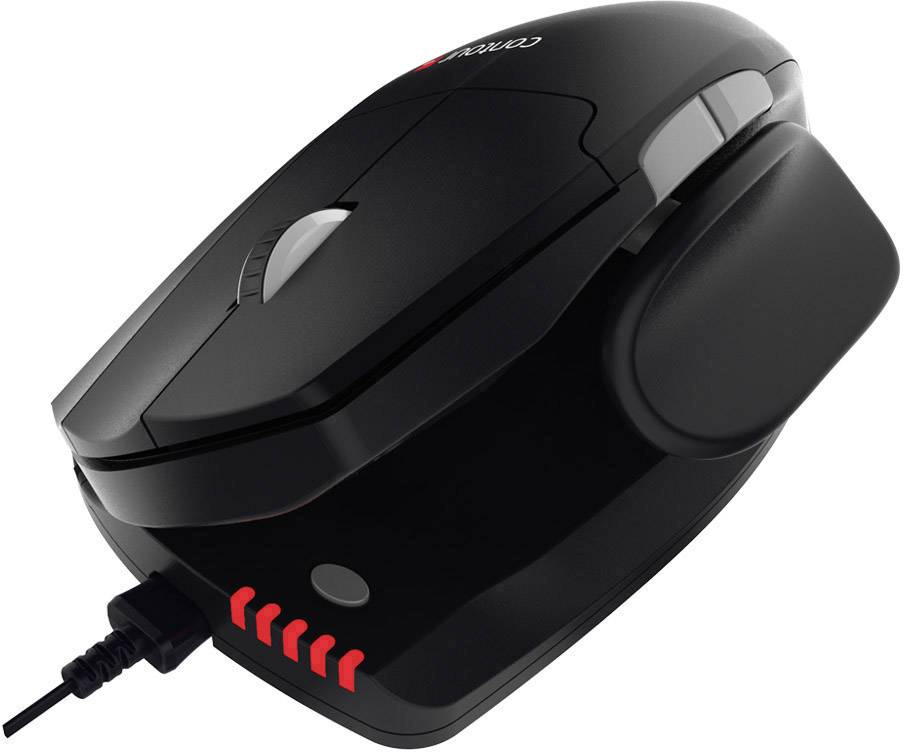 Contour Design Unimouse Corded Ergonomic mouse Ergonomic Black