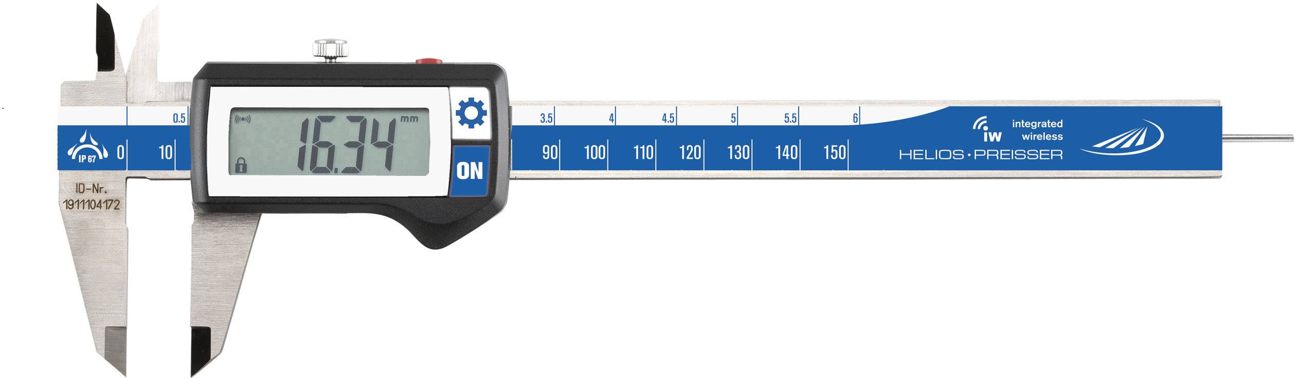HELIOS PREISSER DIN 862 DIGI-MET® IP67 132641660 Pocket caliper IP67