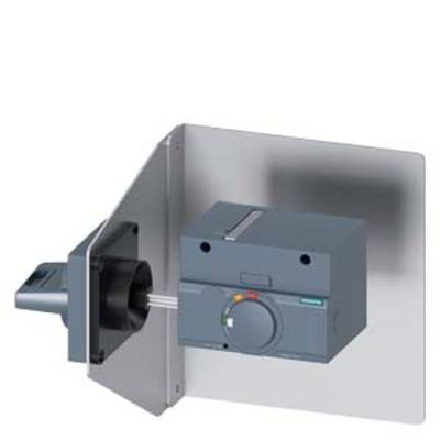 Rotary switch mounted on a metal plate, showing a settings selection with a colour-coded scale.