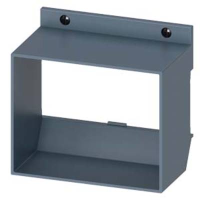 A rectangular, grey metal bracket with two screw holes at the top, open at the front. Suitable for wall mounting.