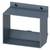 A rectangular, grey metal bracket with two screw holes at the top, open at the front. Suitable for wall mounting.
