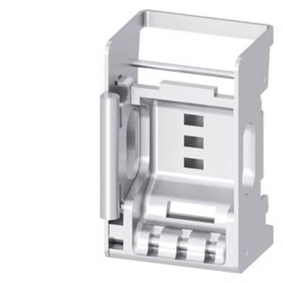 Metal component with a rectangular shape and multiple openings, potentially part of a mechanical or electronic device.