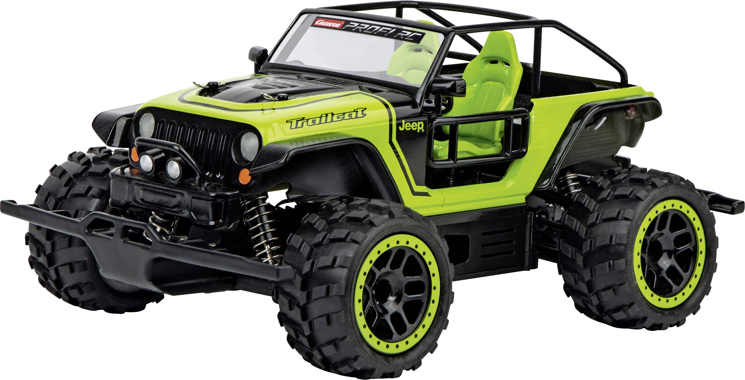 Carrera RC 370183019 Jeep Trailcat -AX- 1:18 RC model car for beginners  Electric ATV Incl. battery and charger 