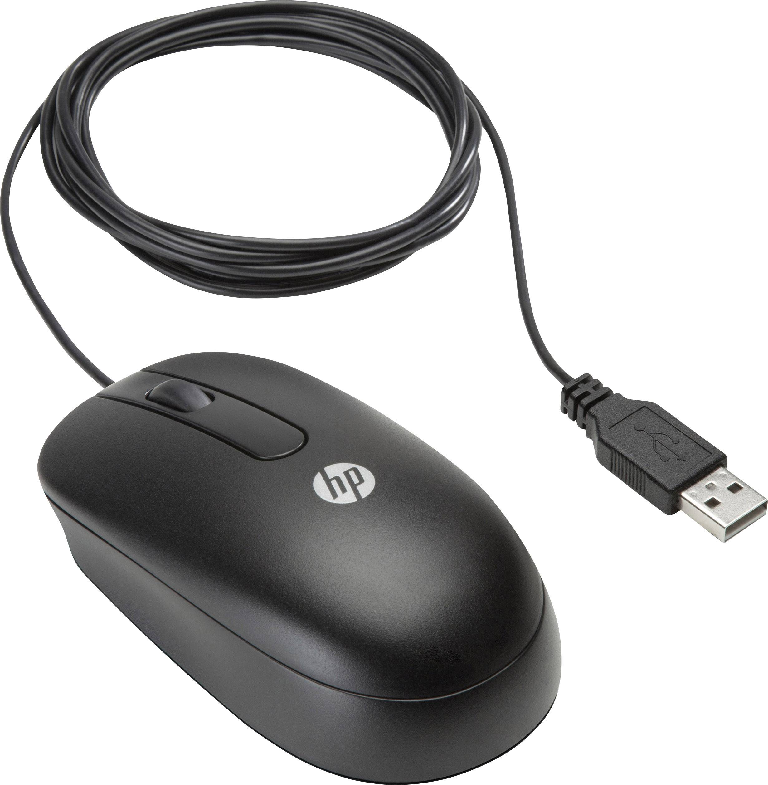 HP QY777AA Mouse USB Optical Black 3 Buttons 800 dpi | Conrad.com