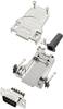 Amphenol L17DTZF09-RG+L717DE09PST D-SUB pin strip set 180 ° Number of pins: 9 Screws 1 pc(s)