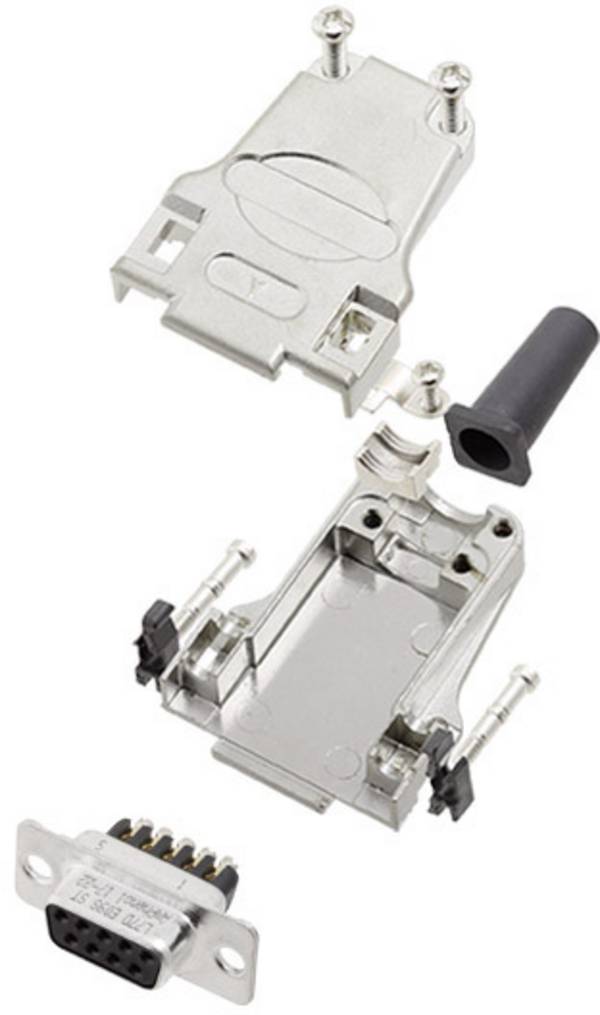 Amphenol L17DTZF15-RG+L77DA15SST D-SUB receptacle set 180 ° Number of pins: 15 Screws 1 pc(s)