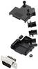 Amphenol L17D45PK-P-25-L717DB25PST D-SUB pin strip set 45 ° Number of pins: 25 Screws 1 pc(s)