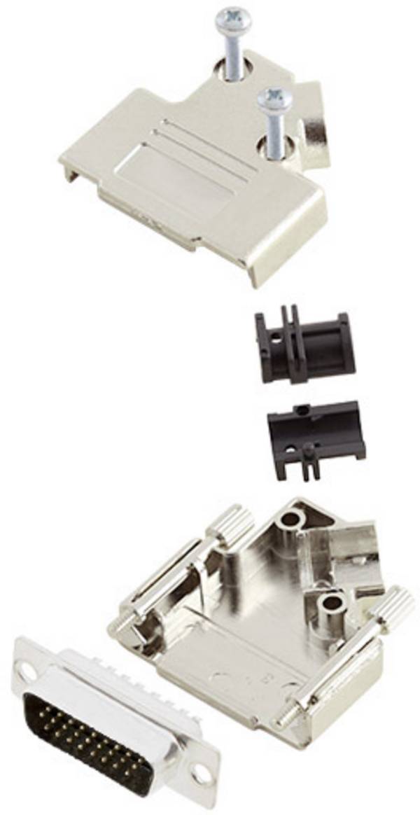 Amphenol L17D45PK-M-15+L717HDA26P D-SUB pin strip set 45 ° Number of pins: 26 Solder bucket 1 pc(s)