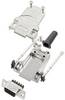 Amphenol L17DTZF25-LJS-RG+L77DB25SST D-SUB receptacle set 180 ° Number of pins: 25 Screws 1 pc(s)
