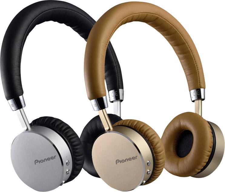 Pioneer SE-MJ561BT-S On-ear headphones Bluetooth® (1075101) Silver 
