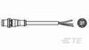 TE Connectivity 1-2273034-1 Sensor/actuator connector (pre-fab) M12 Plug, straight 1.50 m No. of pins (RJ): 5 1 pc(s)