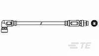 TE Connectivity 2273124-4 Sensor/actuator cable M8 Socket, right angle, Plug, straight 1.50 m No. of pins (RJ): 3 1 pc(s)