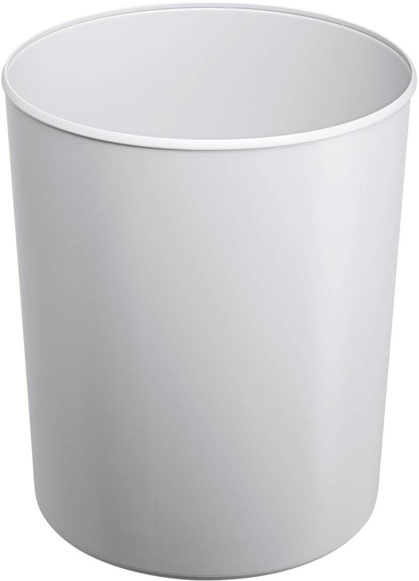 HAN Papierkorb 1818-F-11 Safety waste paper basket 20 l (Ø x H) 283 mm x 340 mm Polystyrene Light grey 1 pc(s)