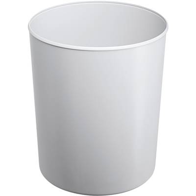 HAN Papierkorb 1818-F-11  Safety waste paper basket 20 l (Ø x H) 283 mm x 340 mm Polystyrene Light grey 1 pc(s)