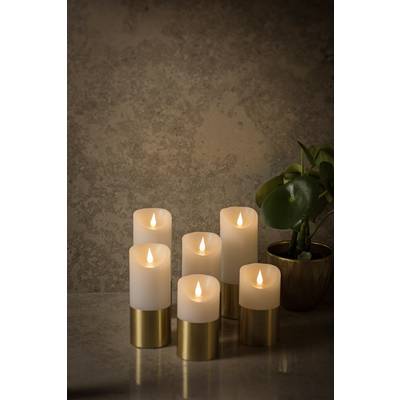 Konstsmide 1823-600 LED wax candle   White Warm white  