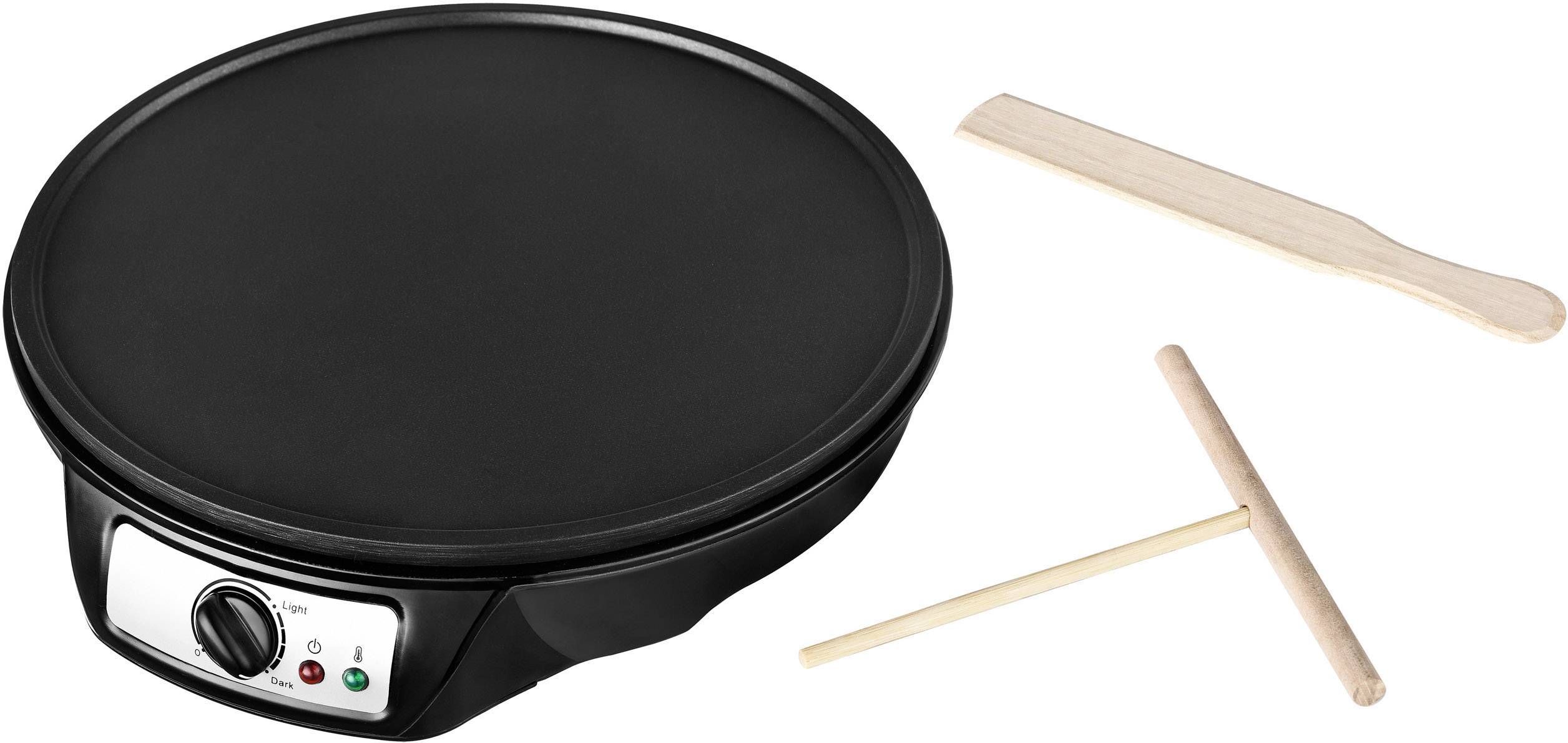 TKG Team Kalorik TKG CRM 1001 NYC Crepe maker corded, with manual temperature settings Black-1
