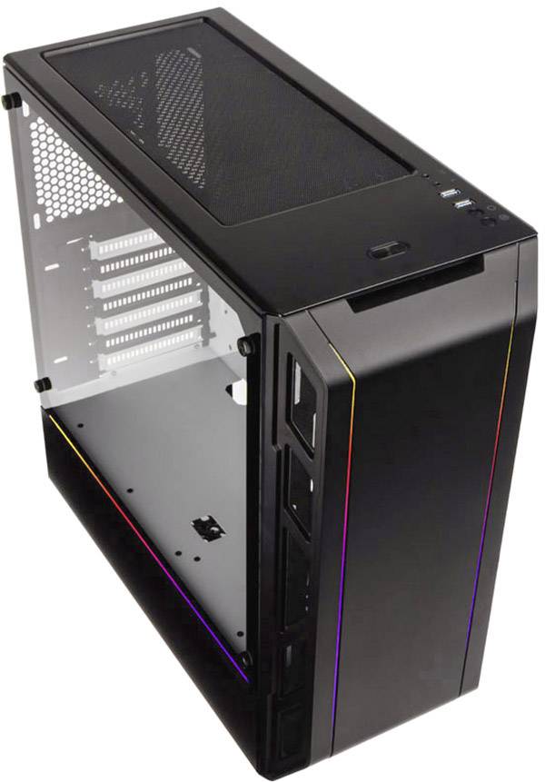 Phanteks Eclipse P350X TG RGB Midi tower PC casing Black, White Built ...