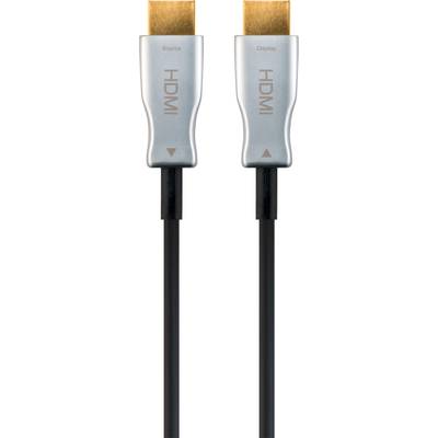 Goobay HDMI Cable [1x HDMI plug – 1x HDMI plug] 30.00 m Black
